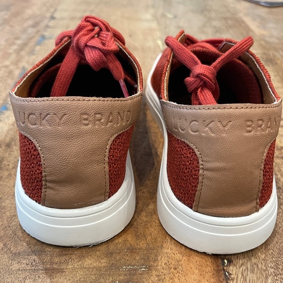 Lucky Brand rust color sneaker - Picture 3 of 4